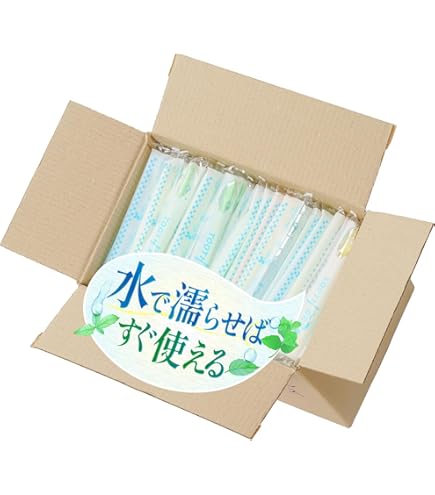 Amazon | 使い捨て歯ブラシ 歯磨き粉付 500本入 [ 使い捨て 使い切り
